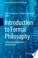 Introduction to Formal Philosophy