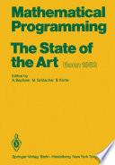 Mathematical Programming The State of the Art Bonn 1982