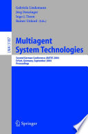 Multiagent System Technologies Second German Conference, MATES 2004, Erfurt, Germany, September 29-30, 2004, Proceedings