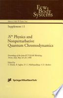 N* Physics and Nonperturbative Quantum Chromodynamics Proceedings of the Joint ECT*/JLAB Workshop, Trento, Italy, May 18–29, 1998