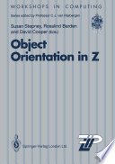 Object Orientation in Z