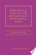 Operational Tools in the Management of Financial Risks