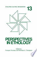 Perspectives in Ethology Evolution, Culture, and Behavior