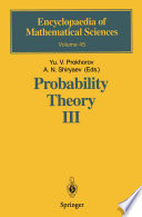 Probability Theory III Stochastic Calculus