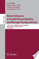 Recent Advances in Parallel Virtual Machine and Message Passing Interface 13th European PVM/MPI User's Group Meeting, Bonn, Germany, September 17-20, 2006, Proceedings