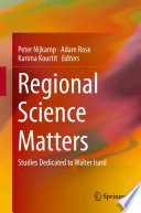 Regional Science Matters Studies Dedicated to Walter Isard