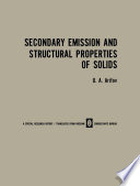 Secondary Emission and Structural Properties of Solids