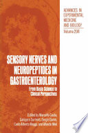 Sensory Nerves and Neuropeptides in Gastroenterology From Basic Science to Clinical Perspectives