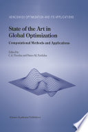 State of the Art in Global Optimization Computational Methods and Applications