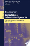 Transactions on Computational Collective Intelligence XX