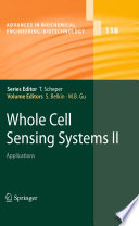 Whole Cell Sensing System II Applications