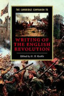 The Cambridge companion to writing of the English Revolution