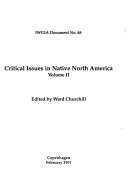 Critical issues in native North America