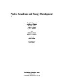 Native Americans and energy development