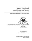 New England : a bibliography of its history