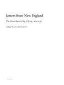 Letters from New England : the Massachusetts Bay Colony, 1629-1638