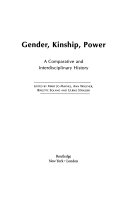 Gender, kinship, power: a comparative and interdisciplinary history