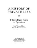 A history of private life