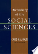 Dictionary of the social sciences