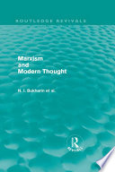 Marxism and modern thought