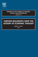 Further documents from the history of economic thought /