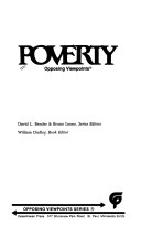 Poverty : opposing viewpoints