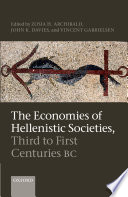 The economies of Hellenistic societies, third to first centuries BC