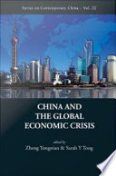 China and the global economic crisis