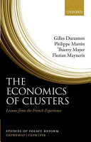 The economics of clusters : lessons from the French experience