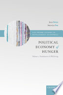 The political economy of hunger. Vol. 1, Entitlement and well-being