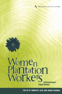Women plantation workers : international experiences