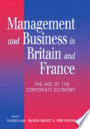 Management and business in Britain and France : the age of the corporate economy