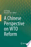 A Chinese perspective on WTO reform