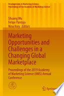 Marketing Opportunities and Challenges in a Changing Global Marketplace : Proceedings of the 2019 Academy of Marketing Science (AMS) Annual Conference