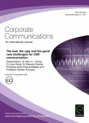 The bad, the ugly and the good : new challenges for CSR communication