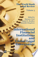 International financial institutions and global legal governance