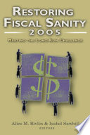 Restoring fiscal sanity, 2005 : meeting the long-run challenge