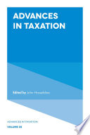 Advances in taxation. Volume 25