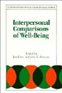 Interpersonal comparisons of well-being