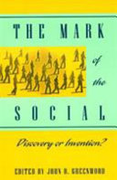 The mark of the social : discovery or invention?