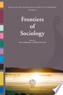 Frontiers of sociology