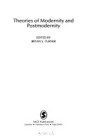 Theories of modernity and postmodernity