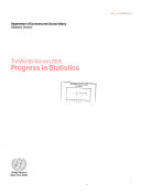 The world's women, 2005 : progress in statistics.