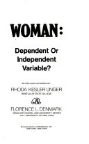 Woman, dependent or independent variable?