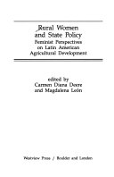 Rural women and state policy : feminist perspectives on Latin American agricultural development