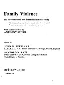 Family violence : an international and interdisciplinary study