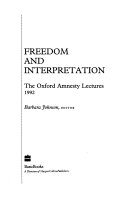 Freedom and interpretation