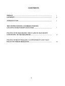 Politics of human rights : the United States and human rights condition in Thailand and Philippines.