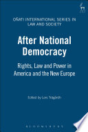 After national democracy : rights, law and power in America and the new Europe