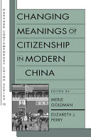 Changing meanings of citizenship in modern China